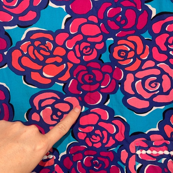 Lily Pulitzer Floral Kids Dress - Pink and Blue size 7 years - Picture 6 of 11